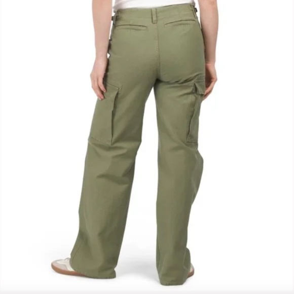 NWT Re/Done | Green Military Mid-Rise Bayleaf Y2K Trouser Pant, 25 - Picture 2 of 10
